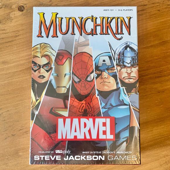 Munchkin: Marvel Edition Card Game USAopoly New Sealed Role Playing - Picture 2 of 9